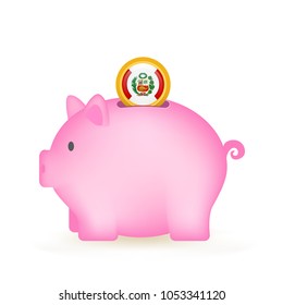 Peru Piggy Bank Savings