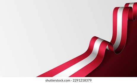 Peru ribbon flag background. Element of impact for the use you want to make of it.