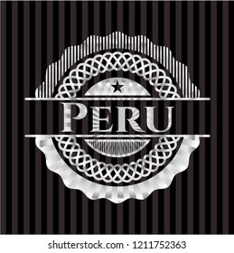 Peru silvery badge