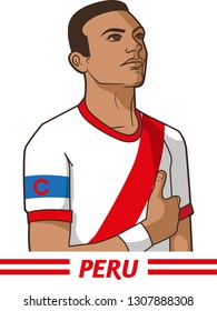 Peru Soccer Captain