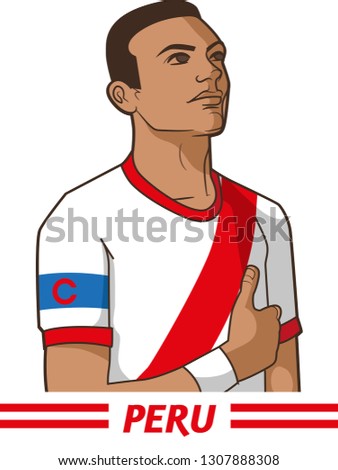 Peru Soccer Captain