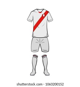 Peru soccer sport wear