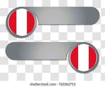 peru vector flag illustration. vector match scoreboard illustration. eps10.