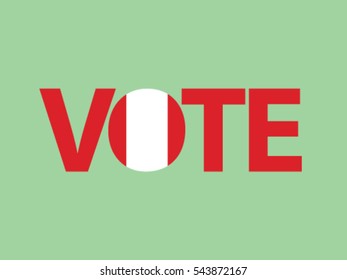 Peru Vote Banner
