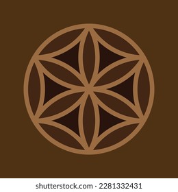 perun symbol, perunika, slavic, iris, bogisa, vector illustration 