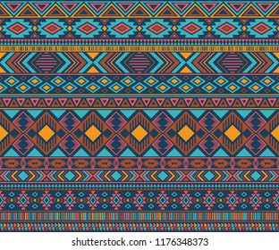 Peruvian american indian pattern tribal ethnic motifs geometric seamless background. Impressive native american tribal motifs clothing fabric ethnic traditional design. Navajo symbols clothes print.