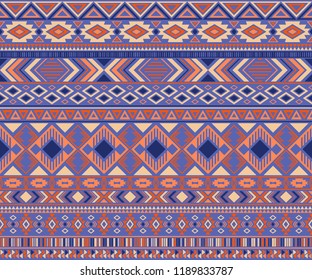 Peruvian american indian pattern tribal ethnic motifs geometric seamless background. Cool native american tribal motifs clothing fabric ethnic traditional design. Navajo symbols clothes pattern.