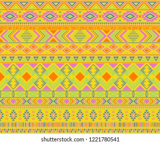 Peruvian american indian pattern tribal ethnic motifs geometric seamless background. Cute native american tribal motifs textile print ethnic traditional design. Navajo symbols clothes pattern.