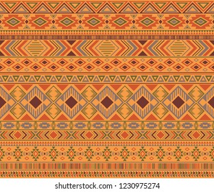 Peruvian american indian pattern tribal ethnic motifs geometric seamless background. Bohemian native american tribal motifs textile print ethnic traditional design. Navajo symbols fabric print.