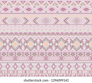 Peruvian american indian pattern tribal ethnic motifs geometric seamless background. Cute native american tribal motifs clothing fabric ethnic traditional design. Navajo symbols textile pattern.