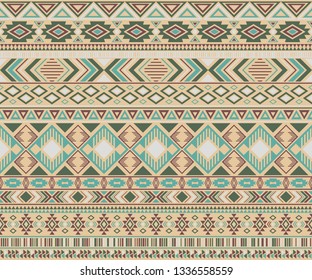 Peruvian american indian pattern tribal ethnic motifs geometric vector background. Abstract native american tribal motifs clothing fabric ethnic traditional design. Navajo symbols fabric print.