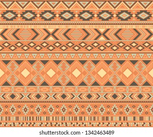 Peruvian american indian pattern tribal ethnic motifs geometric vector background. Modern native american tribal motifs clothing fabric ethnic traditional design. Navajo symbols textile pattern.