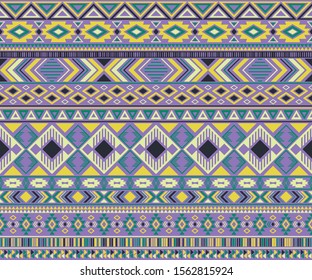 Peruvian american indian pattern tribal ethnic motifs geometric seamless background. Unusual native american tribal motifs clothing fabric ethnic traditional design. Navajo symbols clothes pattern.