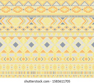 Peruvian american indian pattern tribal ethnic motifs geometric vector background. Rich native american tribal motifs textile print ethnic traditional design. Navajo symbols clothes print.