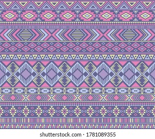 Peruanisch-amerikanische indianische Muster ethnische Motive mit geometrischen nahtlosen Hintergrund. Moderne, einheimische amerikanische Stammesmotive drucken textilen traditionellen ethnischen Design. Navajo Symbole Stoffmuster.