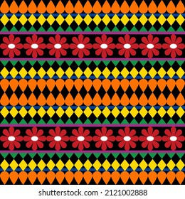 Peruvian american indian pattern tribal ethnic motifs geometric vector background. Unusual native american tribal motifs textile print ethnic traditional design. 