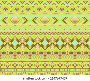 Patrón indio peruano-americano motivos étnicos tribales geométricos sin costura. Los antiguos motivos tribales nativos americanos imprimen textiles el diseño étnico tradicional. Símbolos navajos patrón textil.