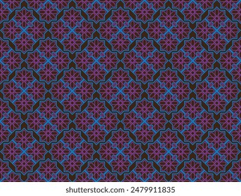 Motif tribal de motifs indiens d'origine péruvienne d'origine américaine, motifs ethniques géométriques  Image vectorielle. Des gribouillis de motifs tribaux natifs américains en textile impriment le dessin ethnique traditionnel. Motif de tissu de symboles navajo.