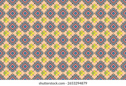 Patrón indio peruano americano motivos étnicos tribales fondo geométrico. Ricos motivos tribales nativos americanos estampado textil diseño étnico tradicional. Patrón de tela de símbolos navajos.