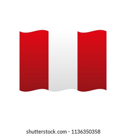 Peruvian Flag Peru Stock Vector (Royalty Free) 1136350358 | Shutterstock