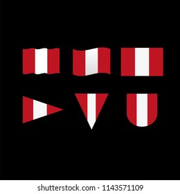 Peruvian flags, peru national symbol