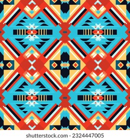 Peruvian pattern ethnic beautiful background art. Folk embroidery textile fashion seamless pattern. Design for background, wallpaper, fabric, clothing, textile, carpet, batik, embroidery.