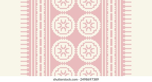 Peruvian pattern Seamless Bandana print silk Motif embroidery, Pixel Ikat embroidery vector Design for Print vyshyvanka placemat quilt sarong sarong beach kurtis Indian motifs