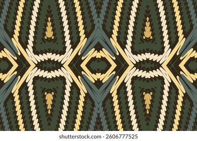 Peruvian pattern Seamless Mughal architecture Motif embroidery, Ikat embroidery vector Design for Print tapestry floral kimono repeat pattern lacing spanish motif