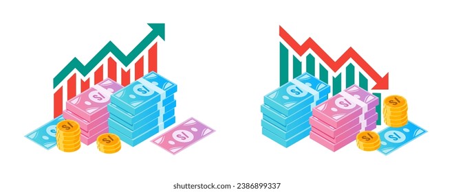 Peruvian Sol Money Fluctuation Illustrations