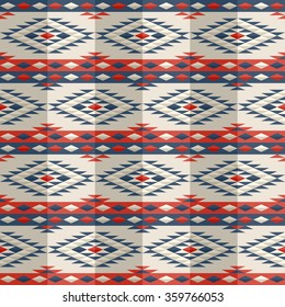 Peruvian style seamless pattern design