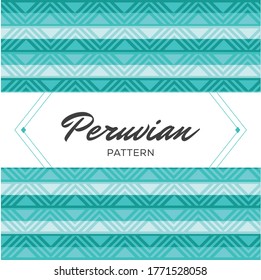 Peruvian traditional seamless colorful geometric pattern - Ethnic ornament vector texture