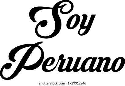 I am Peruvian, Typography Chicha Style