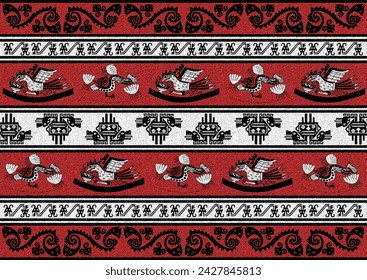 peruvian weaving iconography Inca and pre Inca culture textile