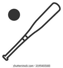 Pesapallo icon. Flat style vector illustration isolated on white background