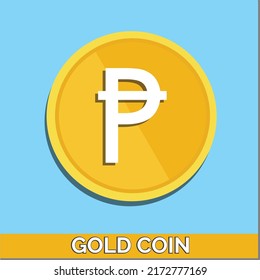 Peseta gold coins. Spanish Money symbol. The Spanish peseta Currency Sign. Flat Design Coins. Can be used for web, mobile, infographic and print. eps10 Vector illustration.