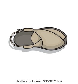 Peshawari, Norozi Chappal and Sandals vector illustration