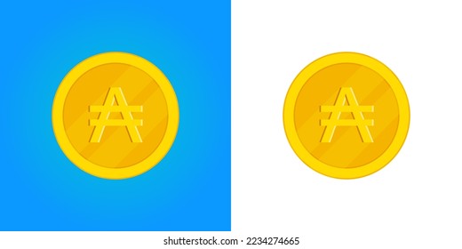 Peso Argentina currency gold coin