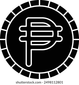 Peso Currency Icon for Financial and Economic Transactions