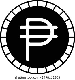 Peso Currency Icon for Financial and Economic Transactions