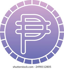 Peso Currency Icon for Financial and Economic Transactions