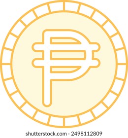 Peso Currency Icon for Financial and Economic Transactions