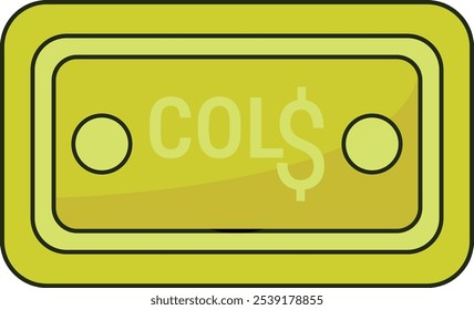 Peso Note Icon Currency Finance Illustration