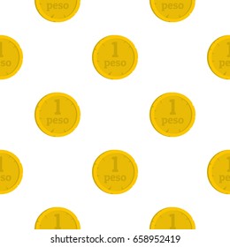 Peso pattern seamless for any design vector illustration