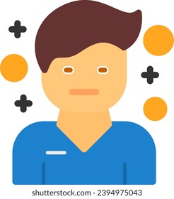 Pessimism Vector Flat Icon Design