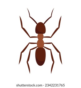 Pest ant icon. Flat illustration of Pest ant vector icon for web design isolated