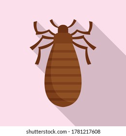 Pest bug icon. Flat illustration of pest bug vector icon for web design