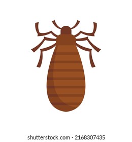 Pest bug icon. Flat illustration of pest bug vector icon isolated on white background
