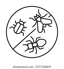 Pest Control – Bug Icon Representing Insect and Rodent Removal