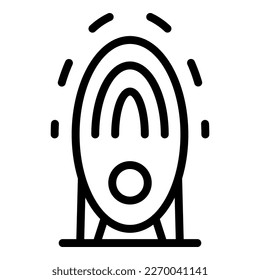 Pest control device icon outline vector. Insect control. Bug prevention