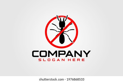 pest control icon and logo for Community, Industrial, Foundation, Security, Tech, Services Company. vector illustration